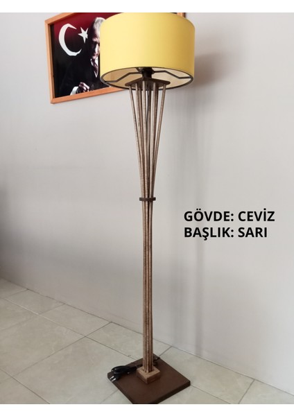 Balsa Dekor Ahşap Lambader