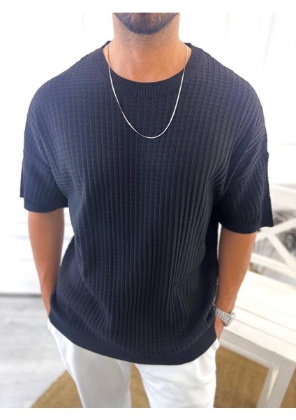 T-Shirt Nefes Alabilen Terletmez Bisiklet Yaka Tshirt Oversize Desenli Bol Kesim Tişört fiyatları