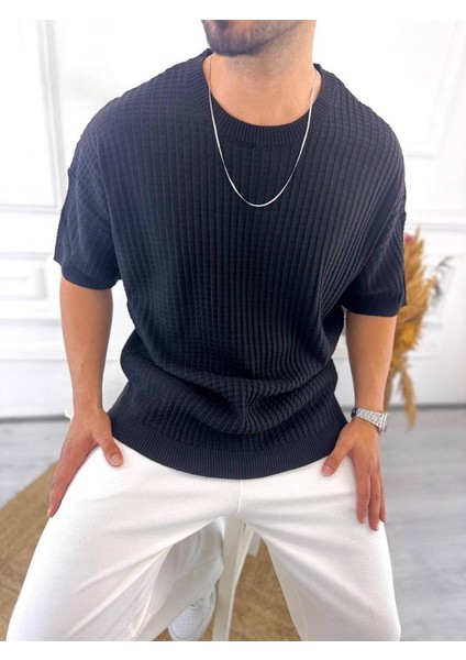 T-Shirt Nefes Alabilen Terletmez Bisiklet Yaka Tshirt Oversize Desenli Bol Kesim Tişört fırsatları