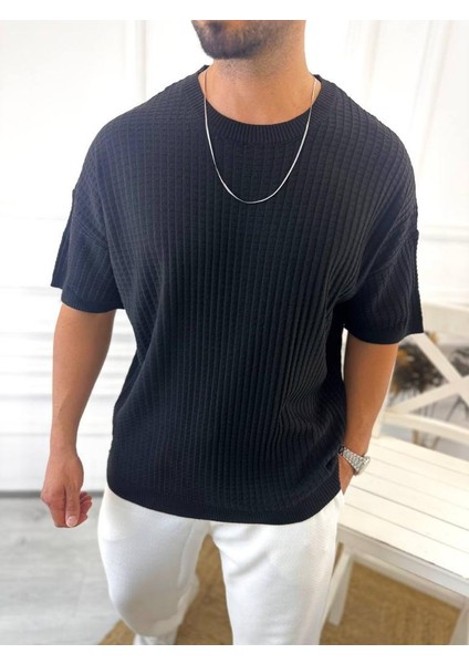 T-Shirt Nefes Alabilen Terletmez Bisiklet Yaka Tshirt Oversize Desenli Bol Kesim Tişört indirimleri