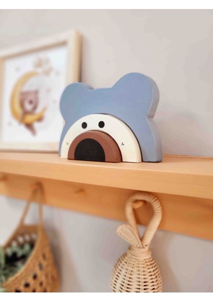 Ayıcık Waldorf El Yapımı Oyuncak Dekor Montessori Oyuncak