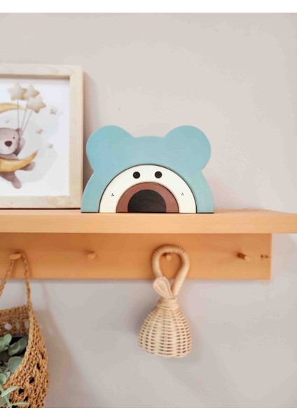 Ayıcık Waldorf El Yapımı Oyuncak Dekor Montessori Oyuncak