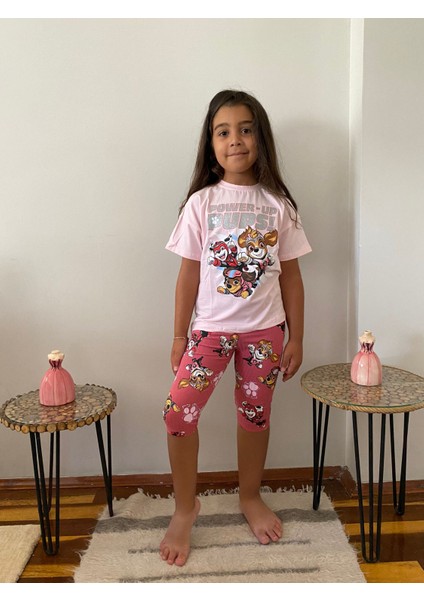 Paw Patrol 2 Li Takım T-Shirt Tayt