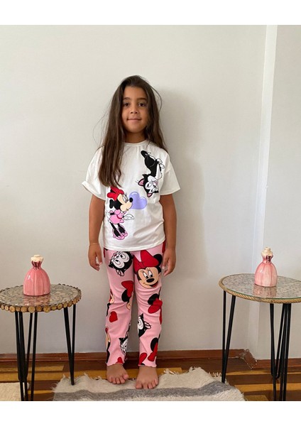 Minnie Mouse T-Shirt Pantalon 2 Li Takım fiyatları