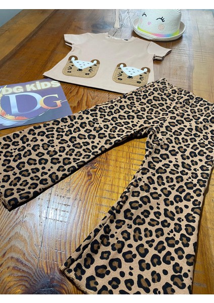 Leoparlı Tunik 2 Li Takım T-Shirt Pantalon fiyatları