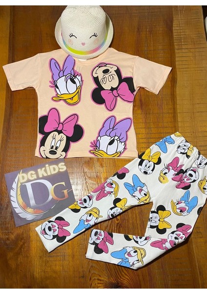 Minnie Mouse T-Shirt Tayt 2 Li Takım