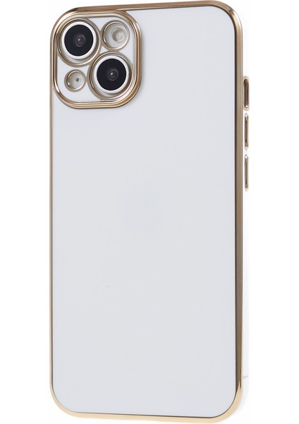 iPhone 13 Için Telefon Kılıfı Parlak 6d Galvanik Tpu Koruyucu Kapak-Beyaz (Yurt Dışından) fiyatları
