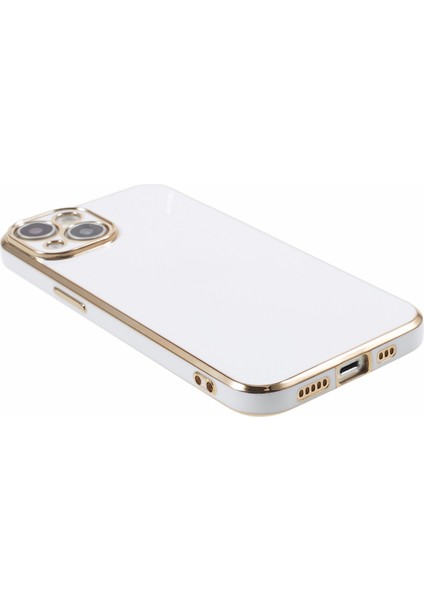 iPhone 13 Için Telefon Kılıfı Parlak 6d Galvanik Tpu Koruyucu Kapak-Beyaz (Yurt Dışından) fırsatları