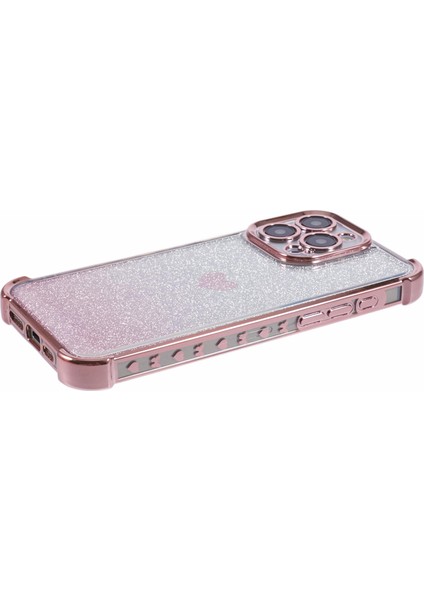 iPhone 12 Pro Için Düşmeye Lı Telefon Kılıfı Kalp Desenli Tpu Işıltılı Pudra Telefon Kapağı-Pembe (Yurt Dışından) fırsatları