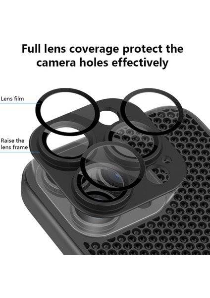 X-Level iPhone 13 Pro Kılıf Isı Dağılımı Sert Pc Anti-Parmak Izi Telefon Kapağı Lens Filmi-Beyaz (Yurt Dışından) indirimleri
