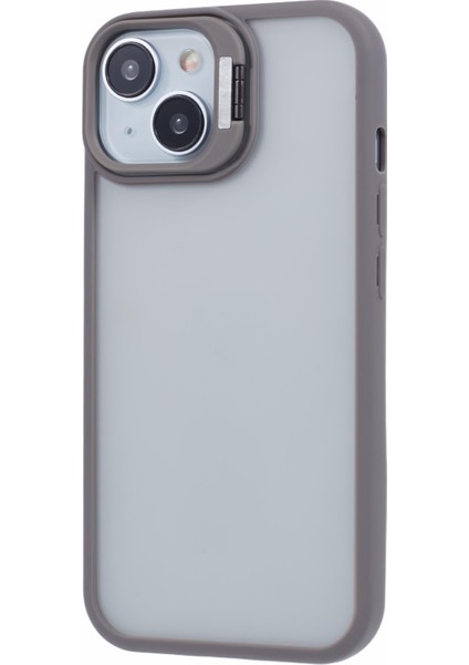 iPhone 13 Için Kılıf Lens Çerçeve Braketi Tpu+Pc Darbeye Dayanıklı Telefon Kapağı-Gri (Yurt Dışından) modelleri