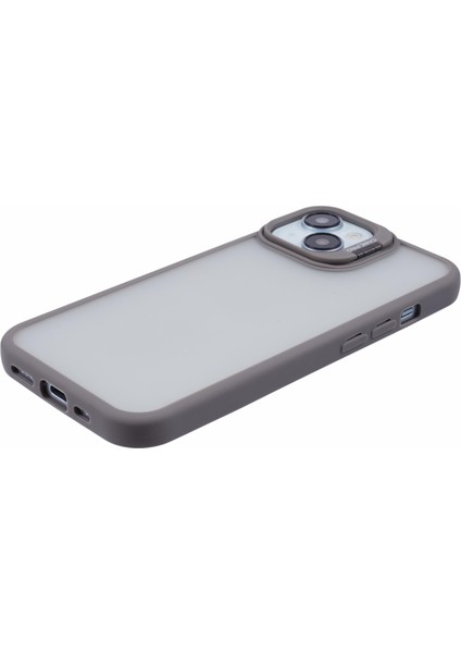 iPhone 13 Için Kılıf Lens Çerçeve Braketi Tpu+Pc Darbeye Dayanıklı Telefon Kapağı-Gri (Yurt Dışından) indirimleri