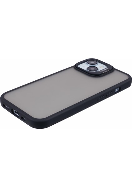 iPhone 13 Için Kılıf Lens Çerçeve Braketi Tpu+Pc Darbeye Dayanıklı Telefon Kapağı-Siyah (Yurt Dışından) indirimleri