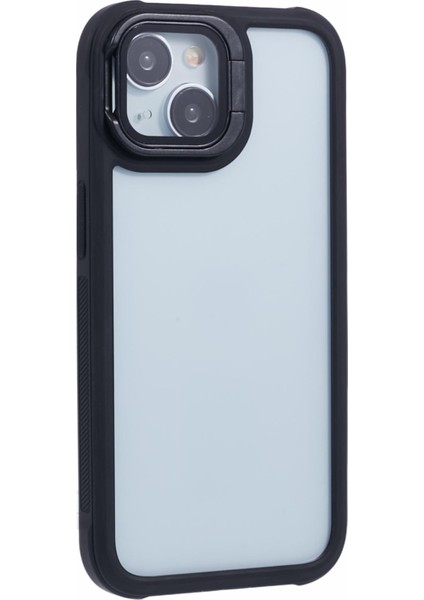 iPhone 14 Için Kickstand Kılıf Koruyucu Tpu+Pc Telefon Kapağı-Siyah (Yurt Dışından) modelleri