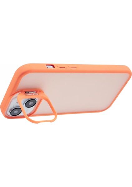 iPhone 13 Için Kılıf Lens Çerçeve Braketi Tpu+Pc Darbeye Dayanıklı Telefon Kapağı-Turuncu (Yurt Dışından) fırsatları