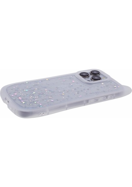 Jtw Serisi iPhone 15 Pro Tpu Kılıf Epoksi Glitter Pullarda Tpu Telefon Kapağı Kedi Kulak Tasarımı-Şeffaf Beyaz (Yurt Dışından) fırsatları