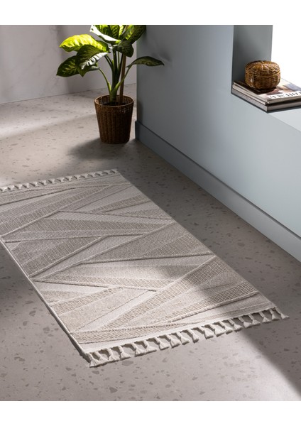 Combourg Halı - Bej - 80x150 cm