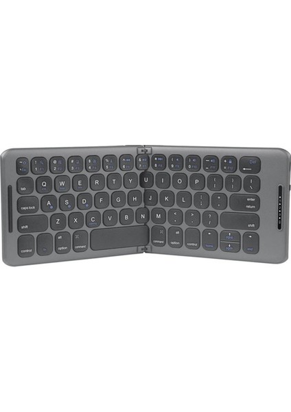 Hometech Alfa 10T 10" Uyumlu Kablosuz Bluetooth Şarj Edilebilir Katlanabilir Taşınabilir Klavye