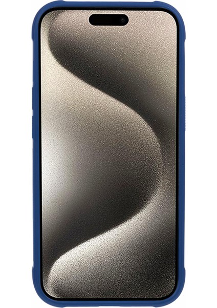 iPhone 13 Kılıf Lens Çerçevesi Kickstand Pc+Tpu Kaymaz Kenar Telefon Kapağı-Koyu Mavi (Yurt Dışından) fiyatları