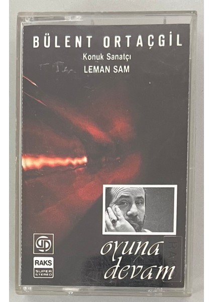Bülent Ortaçgil Oyuna Devam Konuk Sanatçı Leman Sam Kaset (Orjinal Dönem Kağıt Baskı 2.eldir)