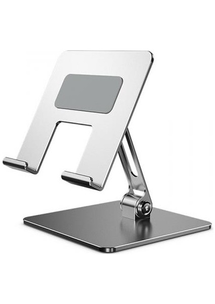 Ful Metal Ultra Sağlam Masaüstü Telefon, Tablet ve Notebook Standı, Açı Ayarlı Kaymaz Stand