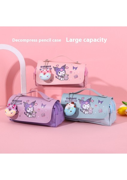 Karikatür Dekompresyon Kalem Çantası Öğrenciler Çok Fonksiyonlu Büyük Kapasiteli El Taşıma (Yurt Dışından) indirimleri