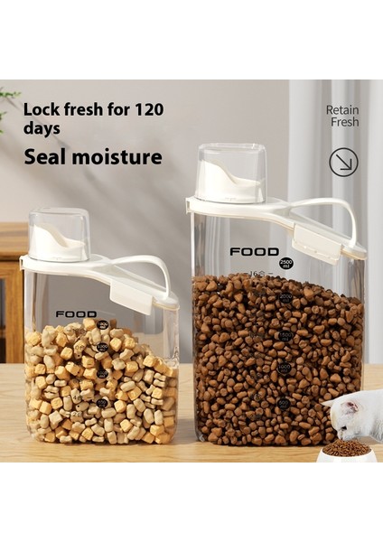 Kedi ve Köpek Maması Saklama Kapaklı Atıştırmalık Kavanozu 2800ML (Yurt Dışından) modelleri