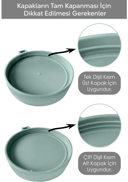 6'lı Süper Set Kaşıklı Yoğurt Müsli Saklama, Beslenme Kabı Karışık Renkler