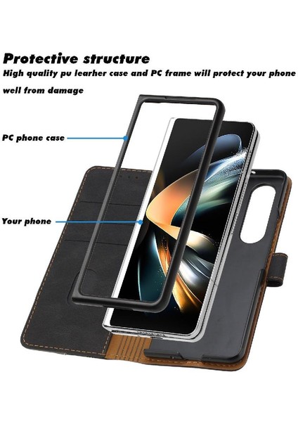 Samsung Galaxy Z Için Kılıf Fold 6 Kart Yuvaları Kapak Handy Standı Manyetik (Yurt Dışından) fiyatları
