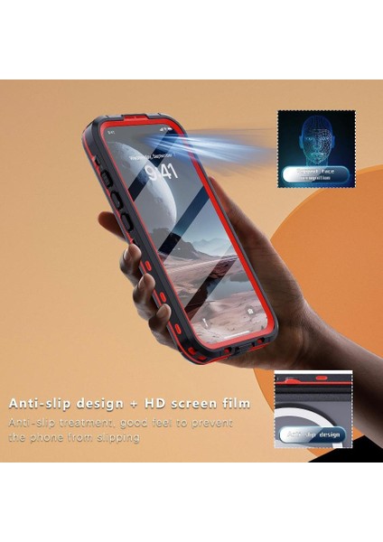 IPhone 16 Için Su Geçirmez Kılıf IP68 Su Geçirmez Tam Manyetik Kılıf 12FT In (Yurt Dışından) fırsatları