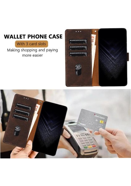 Xiaomi Poco M6 4g Kart Yuvaları Için Kılıf Kapak Manyetik Kapatma Pu Deri (Yurt Dışından) fiyatları