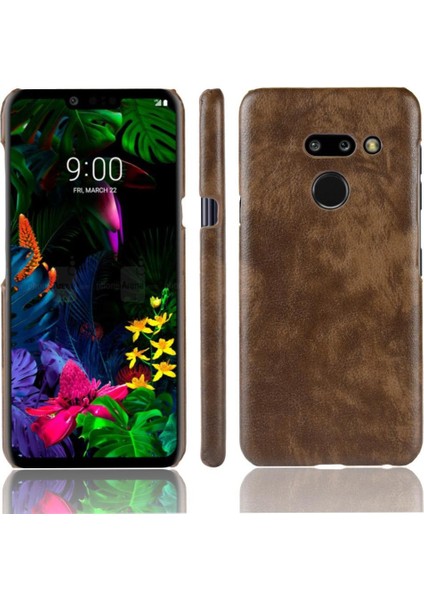 Colorful Shop Lg G8 Thinq Retro Anti Scratch Koruyucu Kapak Lychee Için Retro Kılıf (Yurt Dışından)