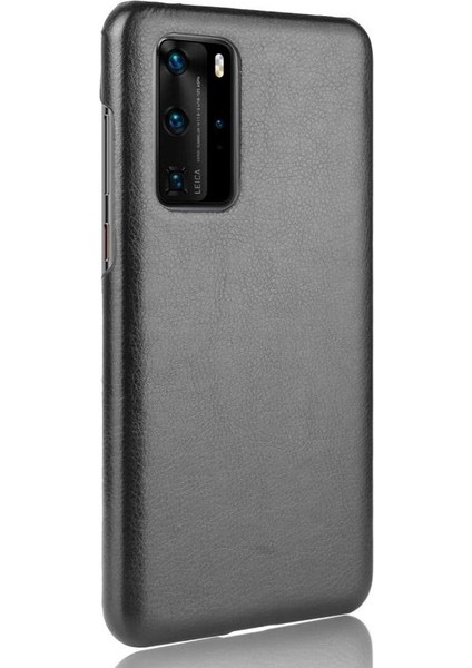 Huawei P40 Pro Lychee Desen Koruyucu Kapak Için Retro Kılıf Anti Retro (Yurt Dışından) modelleri
