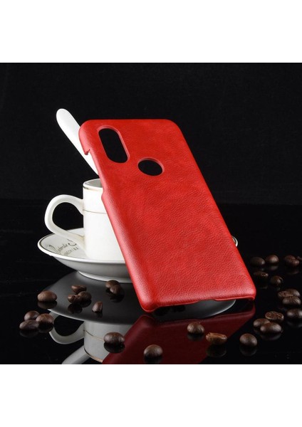 Motorola One Vision Uyumluluk Anti Scratch Retro Lychee Için Retro Kılıf (Yurt Dışından)