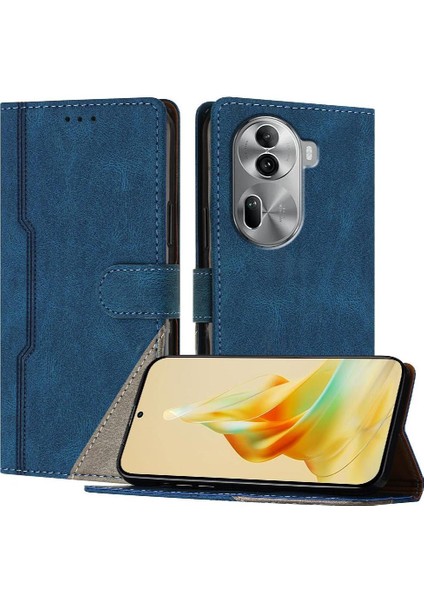 Oppo Oppo 11 Pro 5g Için Kılıf Pu Deri Handy Standı Cüzdan Kart Yuvaları (Yurt Dışından)