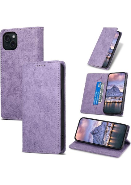IPhone 15 Için Flip Case Artı Tpu Iş Rahat Kart Yuvası Kickstand (Yurt Dışından) indirimleri