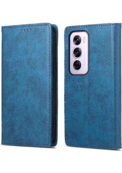 Oppo Oppo 12 Pro 5g Kickstand Darbeye Tpu Kart Yuvası Için Flip Case (Yurt Dışından)