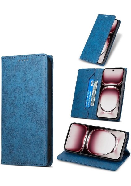 Oppo Oppo 12 Pro 5g Kickstand Darbeye Tpu Kart Yuvası Için Flip Case (Yurt Dışından) modelleri
