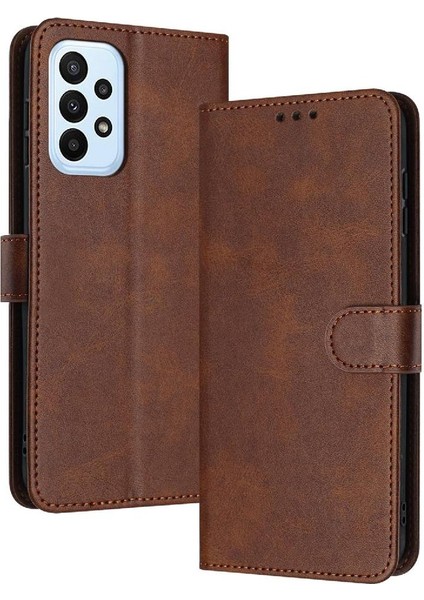 Samsung Galaxy Için Flip Case A52S 5g Kart Yuvası Saf Renk Kickstand ile (Yurt Dışından)
