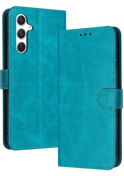 Kart Yuvası ile Toka ile Samsung Galaxy A34 5g Kickstand Için Flip Case (Yurt Dışından)