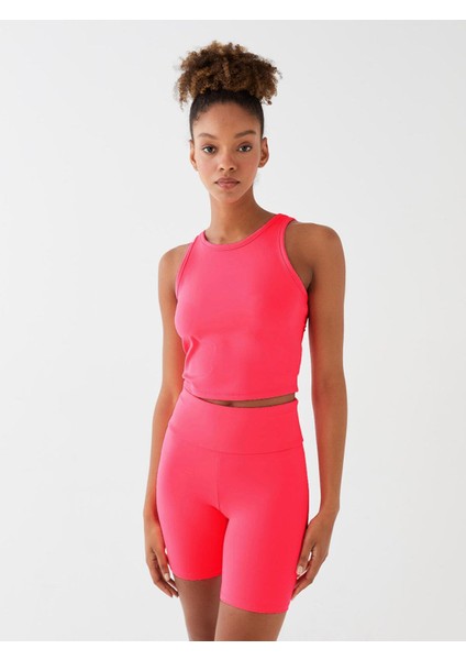 Lcw Active Kadın U Yaka Düz Crop