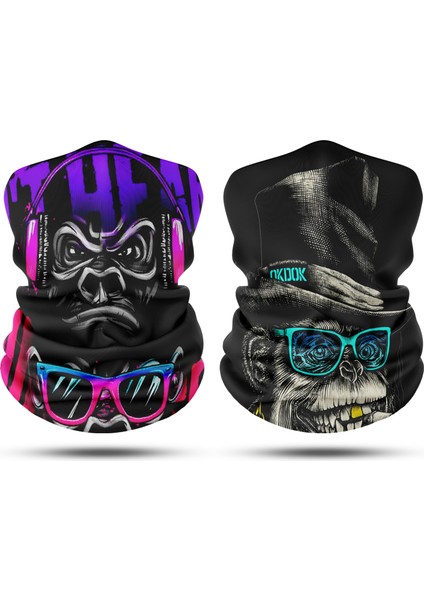 2'li Set Bandana Erkek Bandana Kadın Bandana Motosiklet Bandana Boyunluk Balaklava Outdoor Maske fiyatları