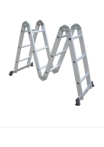 Fonksiyonel Çok Amaçlı Akrobat Merdiven 4x3 Merdiven 3.70 Metre