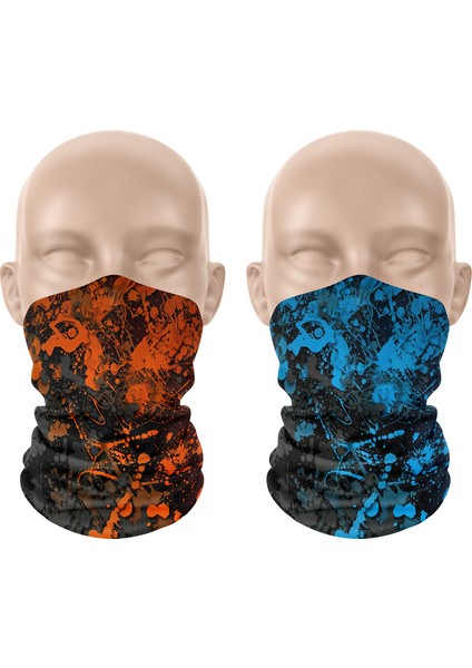 2'li Set Bandana Erkek Bandana Kadın Bandana Motosiklet Bandana Boyunluk Balaklava Outdoor Maske modelleri