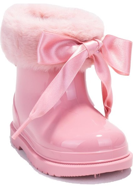 W10258CN Bimbi Soft Pembe Ortopedik Kız Çocuk Yağmur Çizme