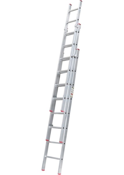 Lavinya Ev Gereçleri Sürgülü 3x2.5 (7.5mt) Endüstriyel Alüminyum Merdiven 7.5metre Ptt Merdiven