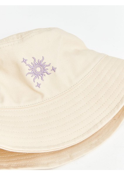 Lcw Accessorıes Nakışlı Kız Çocuk Bucket Şapka