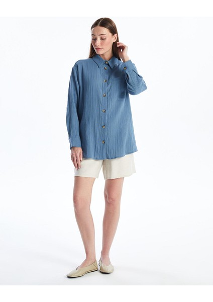 Lcwaıkıkı Classic Kadın Beli Lastikli Düz Şort