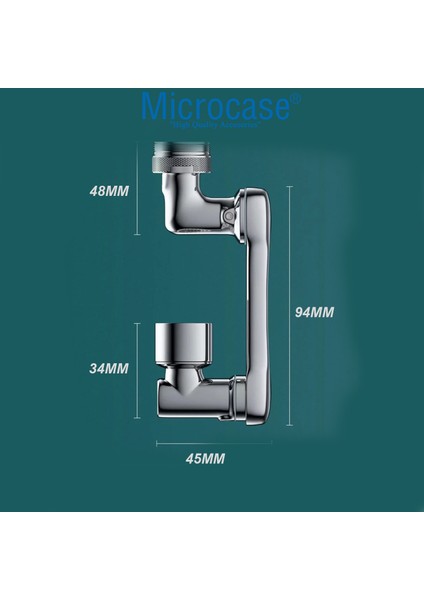 1080 Derece Dönebilen Mutfak ve Lavabo Bataryası Akrobat Musluk Ucu AL4502 fiyatları
