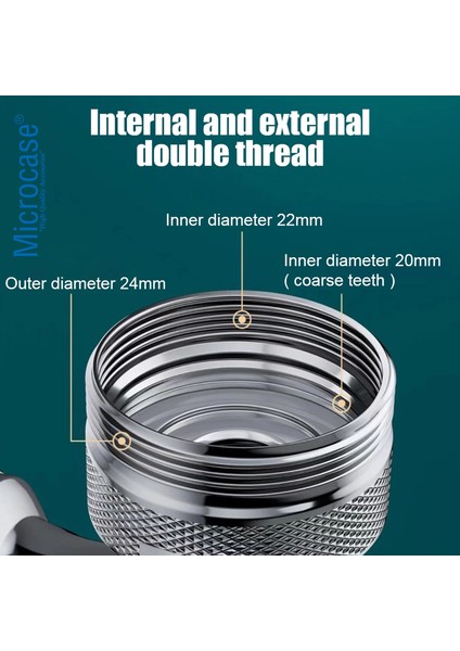 1080 Derece Dönebilen Mutfak ve Lavabo Bataryası Akrobat Musluk Ucu AL4502 fırsatları